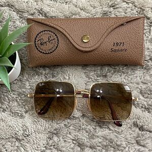 RAYBAN 1971 Square Brown Gradient